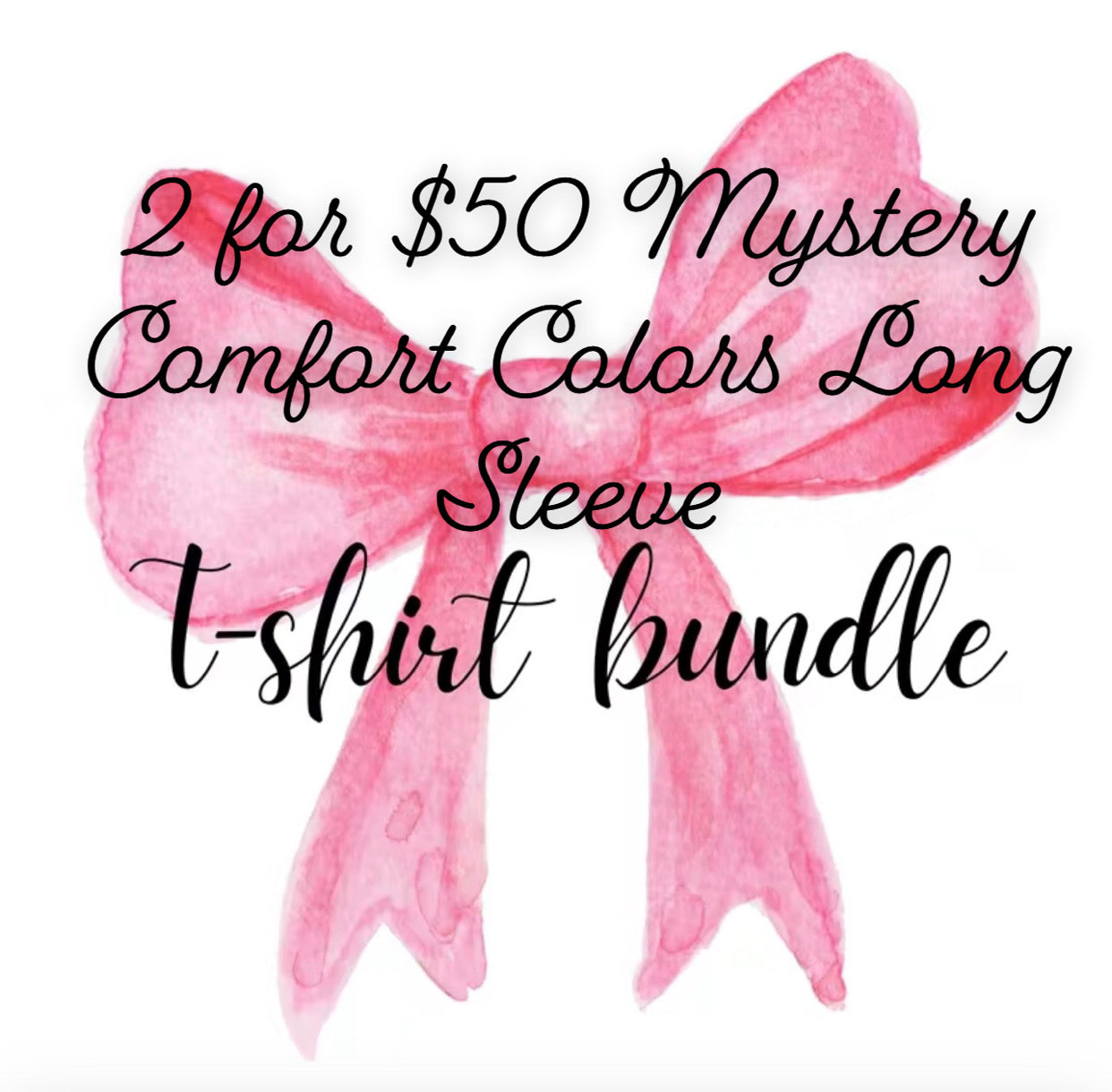 2 for $50 Mystery Comfort Colors Long Sleeve